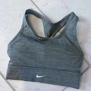 Nike DRI Fit Women's Gray Sports Bra size small